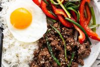 Sweet and Spicy Korean Ground Beef