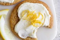 Zesty Lemon Cookies with Rich Cream Cheese Frosting