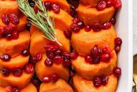 Golden Harvest Maple Cranberry Sweet Potatoes