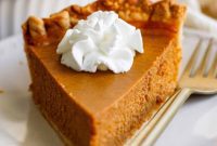 Perfect Autumn Pumpkin Pie
