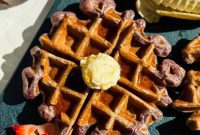 Protein-Packed Strawberry Banana Waffles