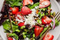 Radiant Summer Salad with Sweet Pistachio Crunch
