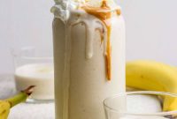 Decadent Peanut Butter Banana Cheesecake Protein Shake