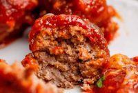 Tangy Sloppy Joe Meatballs