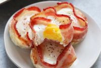 Oven-Baked Bacon Egg Nests