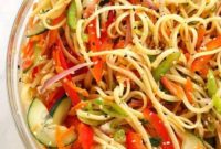 Vibrant Sesame Noodle Delight