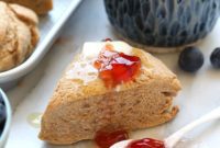 Rustic Whole Wheat Scones