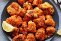 Crispy Buffalo Cauliflower Bites