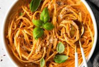 Velvety Plant-Based Tomato Pasta
