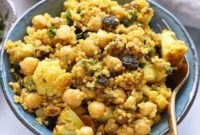 Golden Roasted Cauliflower Quinoa Harvest Bowl