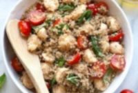 Vibrant Caprese Quinoa Bowl