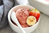 Easy Protein Strawberry Banana Nice Cream