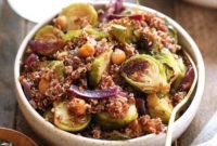 Caramelized Brussels Sprout & Quinoa Power Bowl