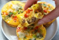 Zesty Turkey Fajita Egg Muffins
