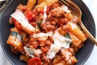 Sausage Pizza Pasta Blitz
