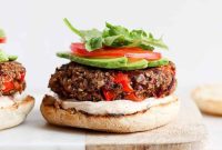 Savory Black Bean Burgers
