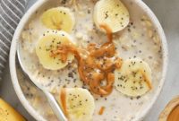 Dreamy Banana Overnight Oats