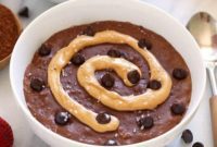 Decadent Brownie Batter Peanut Butter Swirl Oats