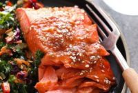 Maple Ginger Glazed Salmon