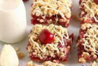 Buttery Cherry Cobbler Squares
