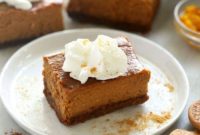 Velvety Pumpkin Cheesecake Bars