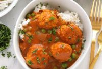 Rich Tikka Masala Meatballs