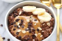 Ultimate Chocolate Peanut Butter Overnight Oats