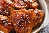 Instant Pot Honey Garlic Glazed Chicken Thighs
