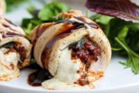 Caprese Chicken Pockets