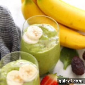 Vibrant Green Smoothies 2 A vibrant green smoothie ready to drink.