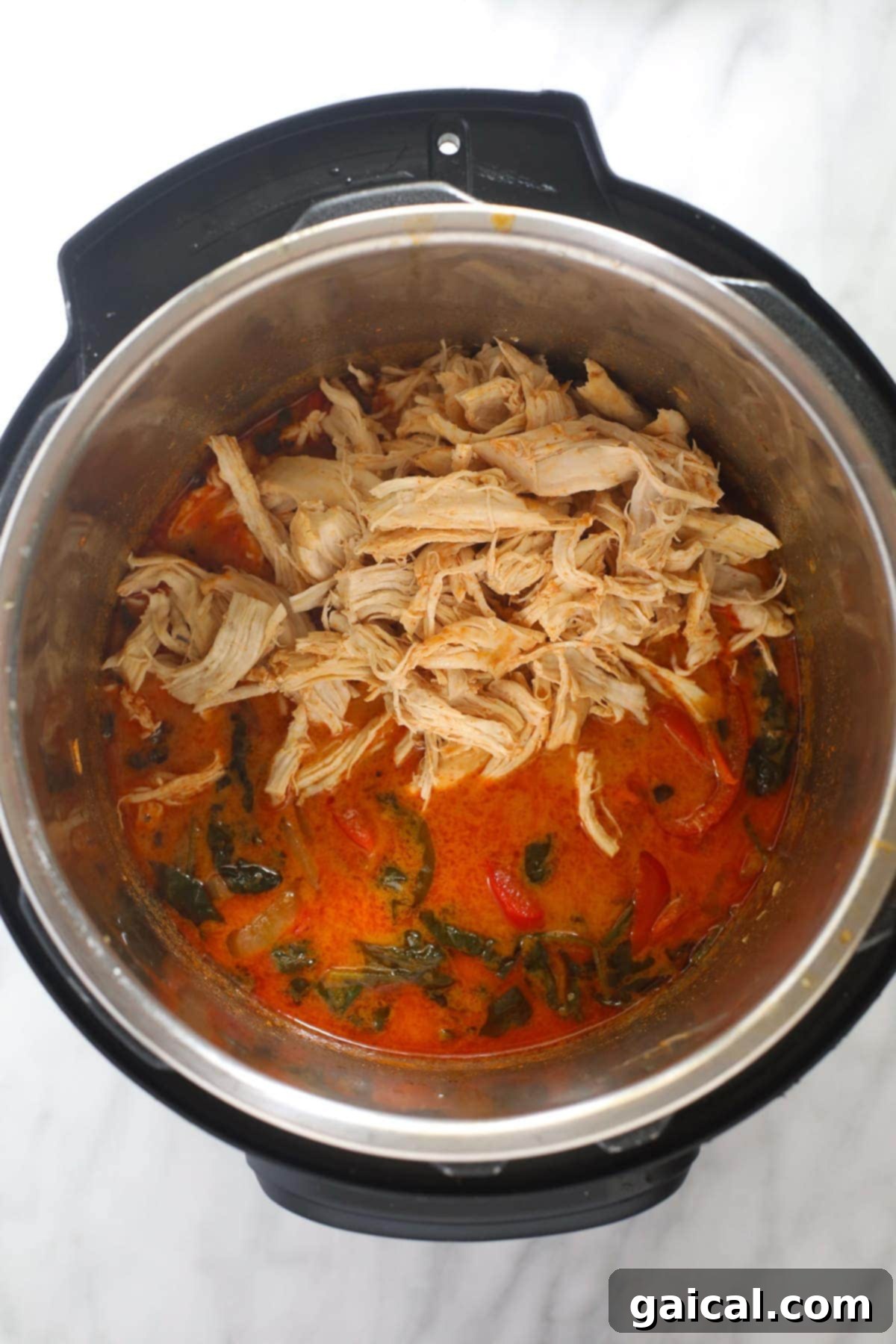 Velvety Instant Pot Coconut Curry Chicken 3 Instant Pot Thai Coconut Curry Chicken in a bowl with rice