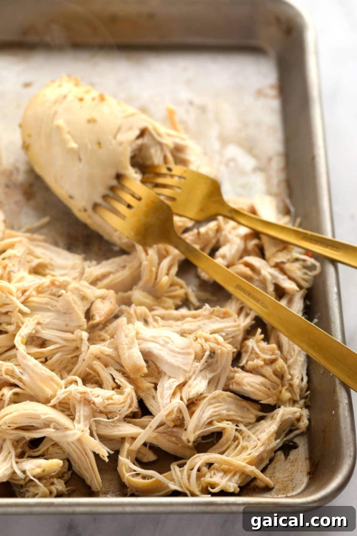 Effortless Instant Pot Chicken Noodle Soup 4 A ladle scooping rich Instant Pot Chicken Noodle Soup from the pot, ready to be served.