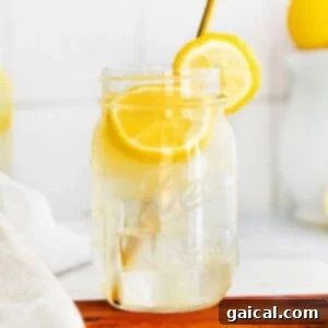 A pitcher of homemade lemonade