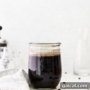 Crafting the Perfect Cold Brew 14 Cold brew coffee sitting in coffee grounds