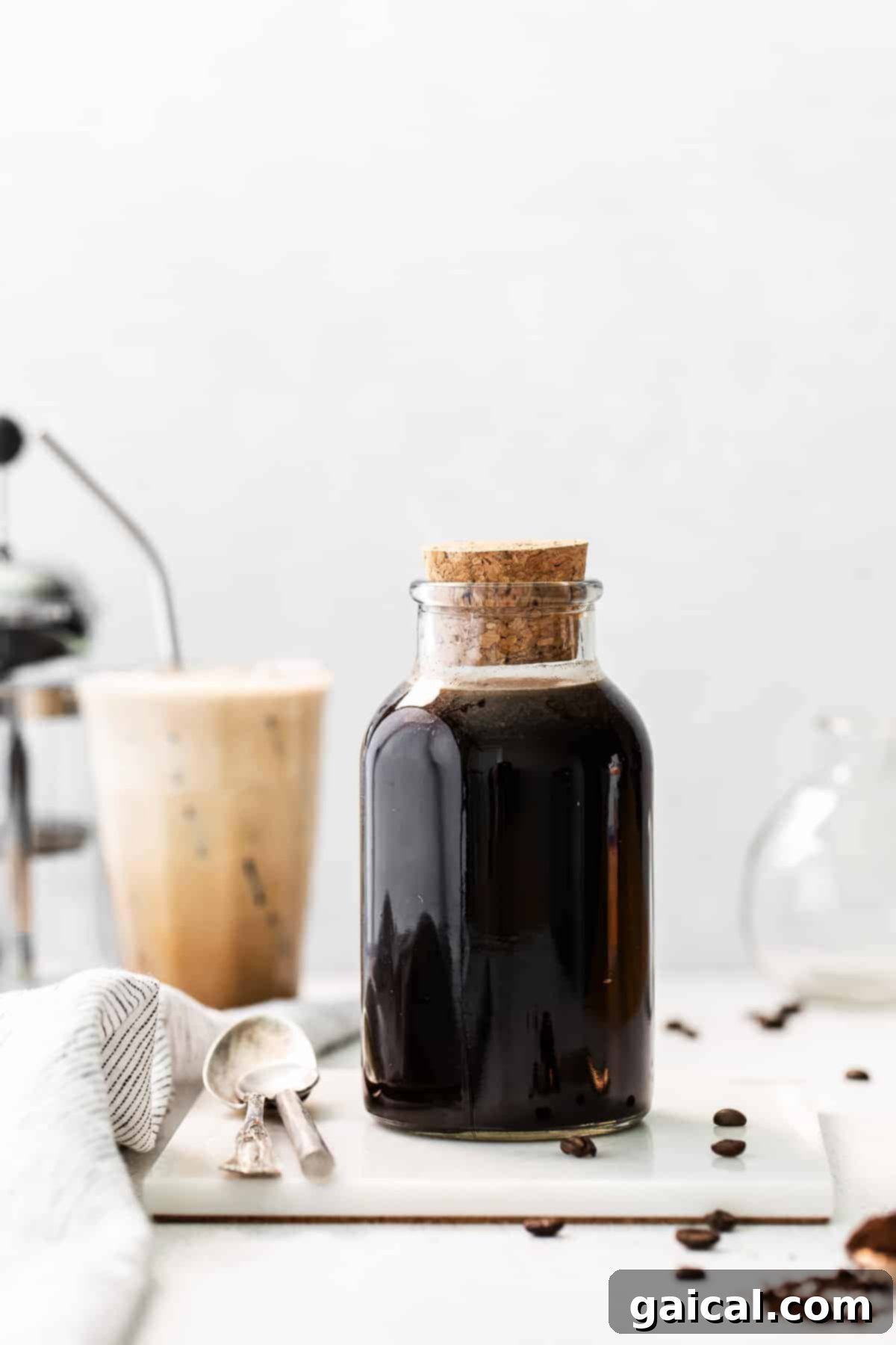 Crafting the Perfect Cold Brew 10 Cold brew coffee in a jar.