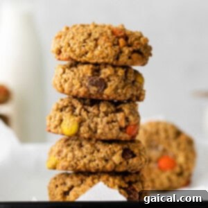 Autumn Monster Mash Cookies 7 stack of monster cookies