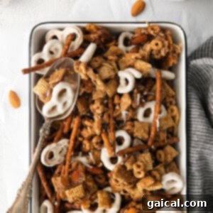 Maple Chai Chex Crunch 9 A vibrant image of the finished Maple Chai Chex Mix, perfectly spiced and golden, ready to be enjoyed.