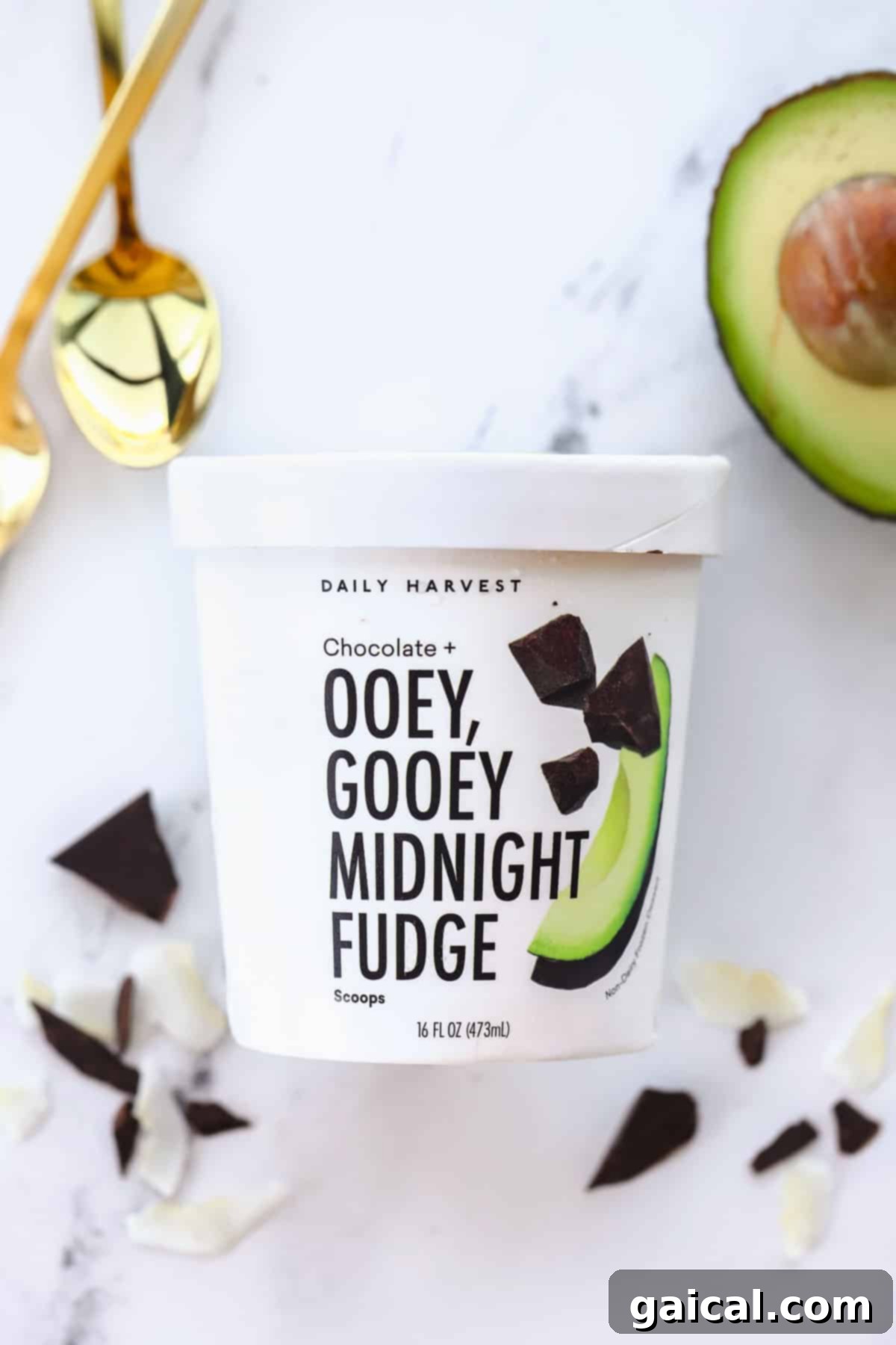 We've been longtime fans of Daily Harvest and their smoothies, so we're thrilled to share our full and honest reviews of ALL of the food in their collections. daily harvest scoops ice cream in a pint