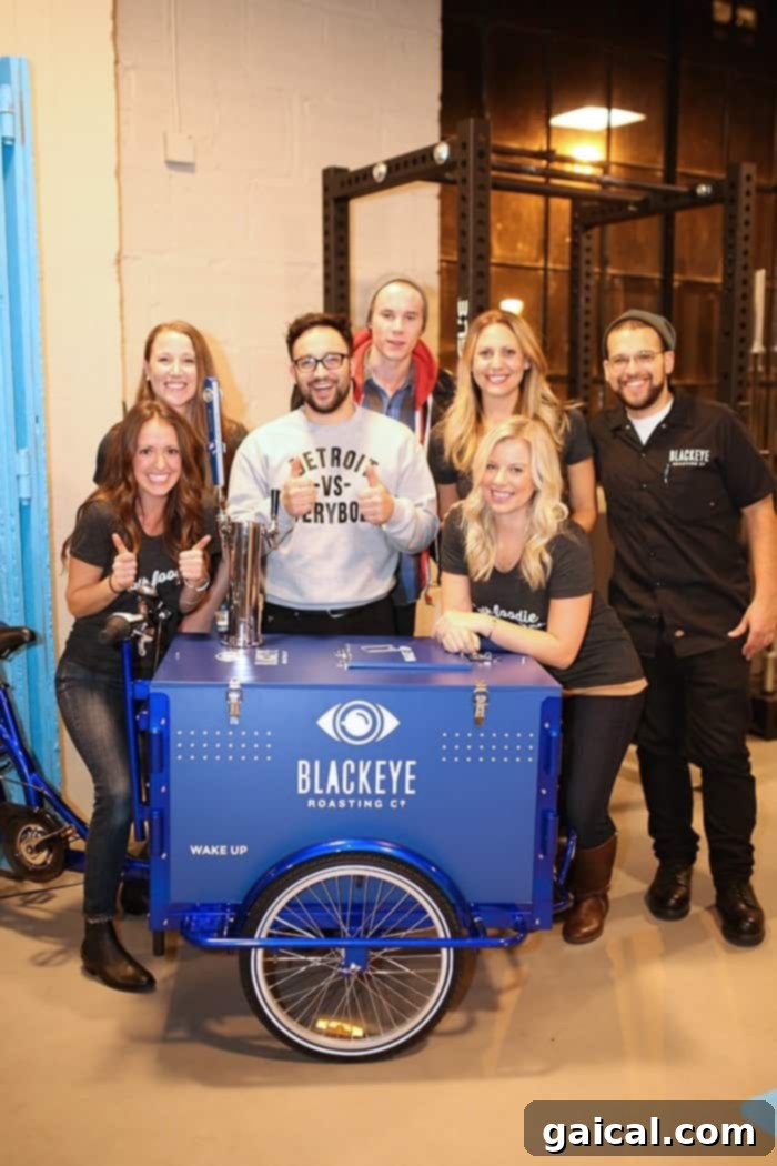 FFF's Fantastic Fifth: Reliving the Birthday Fun 5 Blackeye Roasting Co. serving cold brew from a trike