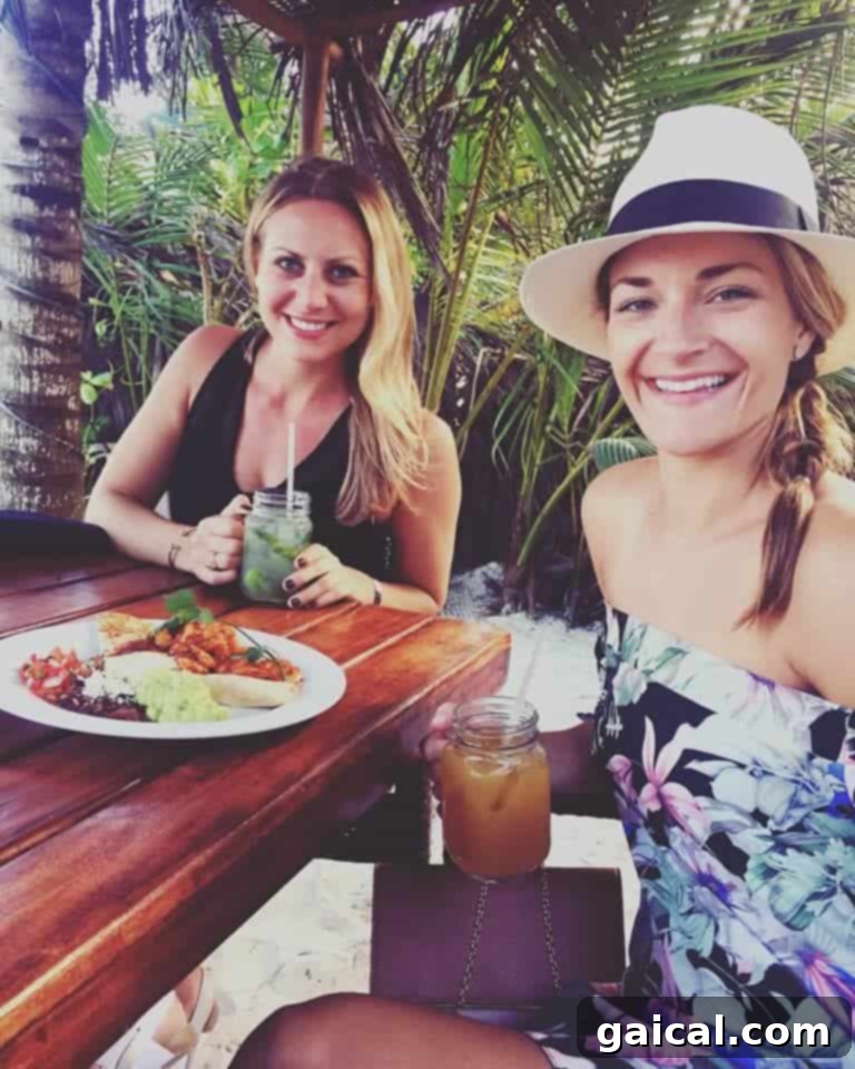 Friends enjoying drinks