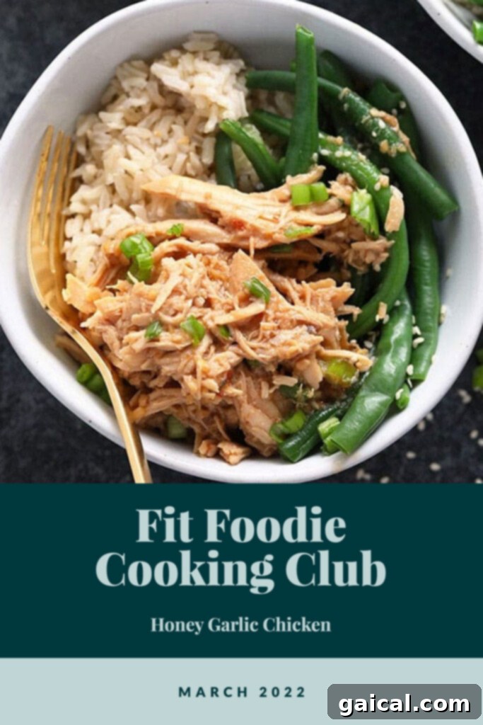 Indulge in our 5-star Honey Garlic Chicken, a slow cooker marvel, perfect for family dinners and simple weeknight meals. A bowl of tender, saucy honey garlic chicken served beautifully, ready to be enjoyed.