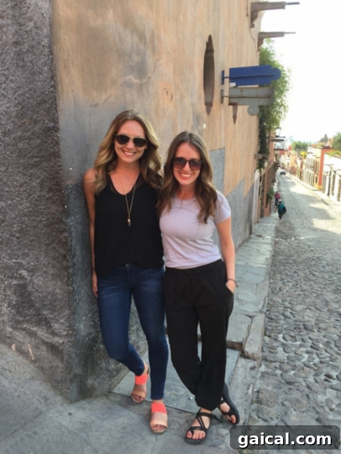 The Fit Foodie Mavens enjoying the stunning views from their casita in San Miguel de Allende, a perfect blend of relaxation and cultural immersion.