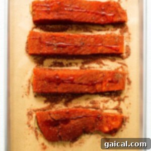 Cajun-Spiced Salmon Fillet 10 Salmon fillets generously coated with a rich red Cajun seasoning, with a slight sheen from the oil.
