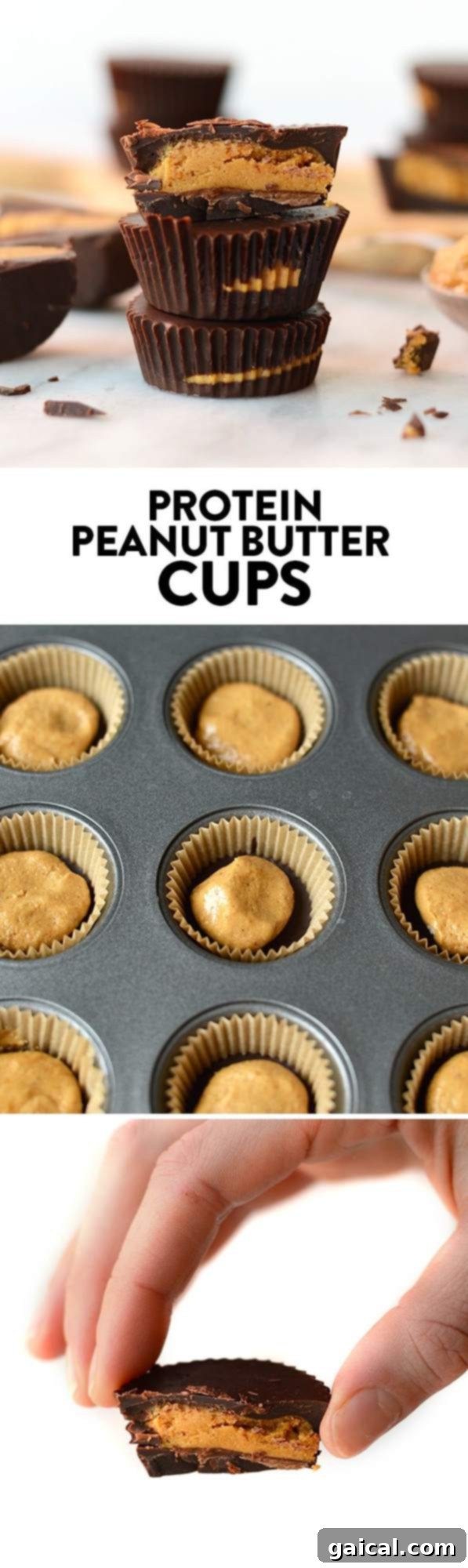 Protein Boost Peanut Butter Cups 4 A beautifully arranged serving of protein peanut butter cups, highlighting their delicious and healthy nature.