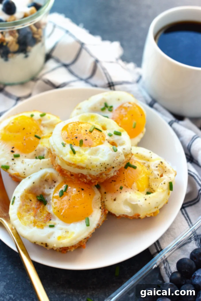 Sweet Potato Hash Egg Cups: Savory & Satisfying Breakfast Sweet potato hash egg cups on a plate
