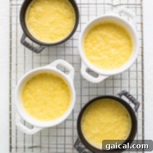 Baked Eggnog Crème Brûlée.