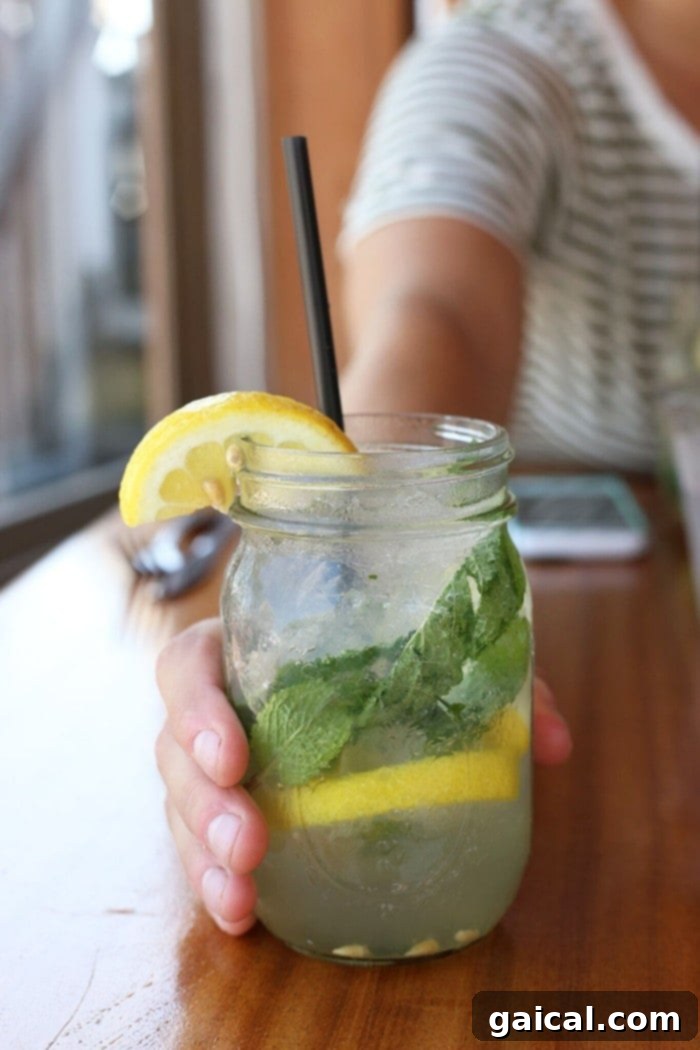 Coastal Cuisine and Wellness: Nantucket with Lorissa's Kitchen 7 Mojito at Slip 14 Nantucket