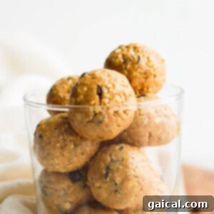 collagen cookie dough bites in glass.