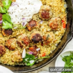 One-Pot Za'atar Meatballs and Quinoa