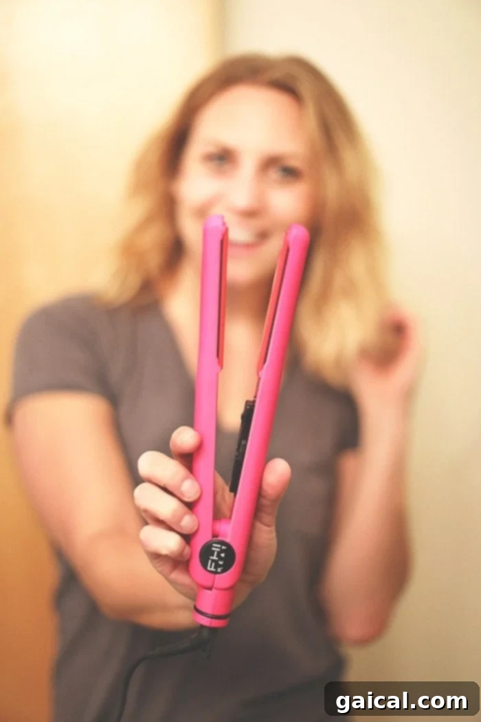 My Short Hair Regret Transformed Mastering Flat Iron Curls 2 Recently get a long bob? Here's a tutorial on how to curl short hair with a flat iron!